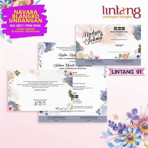 Jual Blangko Undangan Nikah Murah Lintang Shopee Indonesia