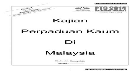 I ) soal selidik : Kajian Perpaduan Kaum Di Malaysia - .Sebanyak 4 kaedah ...