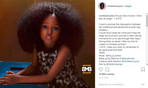 Nigeriana De 5 Anos Está Sendo Considerada “a Garota Mais Bonita Do