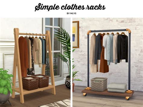 Mlyssimblr Clothing Racks Hi ♥︎ Its Been A Mmfinds Sims 4