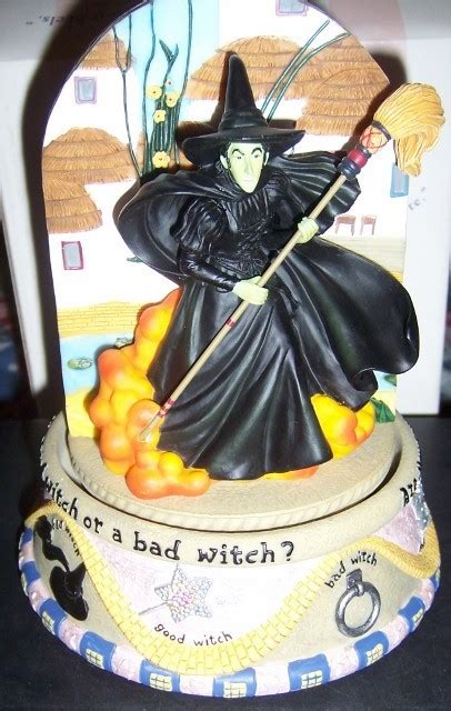 The Wizard Of Oz Good Witch Or Bad Witch Musical Figurine New Htf
