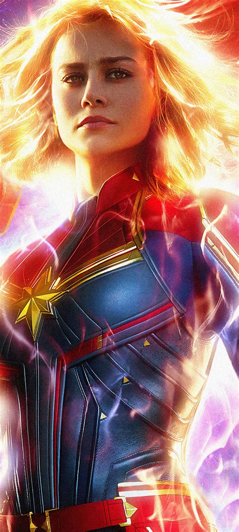 1080x2400 Captain Marvel 2019 Official Poster 1080x2400