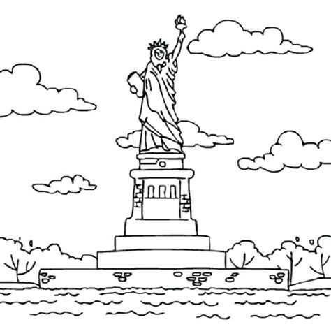 Your child will love completing this coloring page of the statue of liberty, to bring this important national symbol to life! Ellis Island Coloring Page at GetColorings.com | Free ...