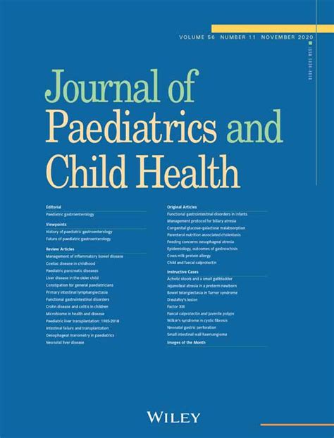 Neonatal Liver Disease Evans 2020 Journal Of Paediatrics And