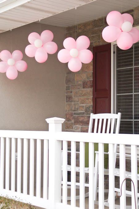 Balloon decoration ideas and tutorials for baby shower. all things simple: more pinkalicious fun: balloon flowers