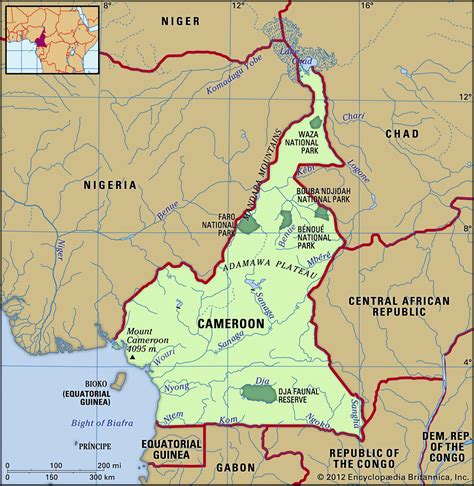 Adamawa Highlands Africa Map American Map