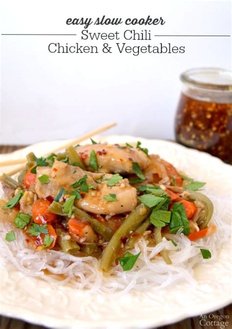 Slow Cooker Sweet Chili Chicken And Vegetables