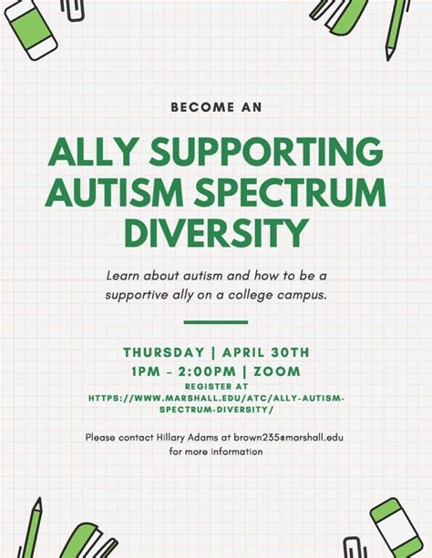 Ally Supporting Autism Spectrum Diversity Wv Autism Training Center