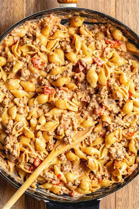 Find the best pasta & noodle ideas on food & wine with recipes that are fast & easy. Creamy Beef Pasta Recipe - Beef Pasta Recipe — Eatwell101