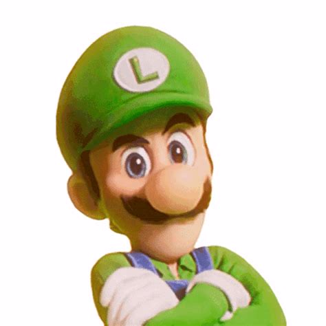 Posing Luigi Sticker Posing Luigi The Super Mario Bros Movie Descubrir Y Compartir GIFs