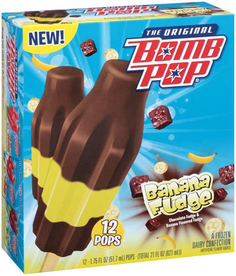 Bomb Pop® Banana Fudge Frozen Dairy Confection 12 Ct Box Reviews 2020