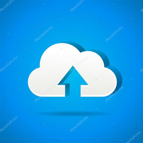Cloud App Icon Upload Files — Stock Vector © Marish 13132130