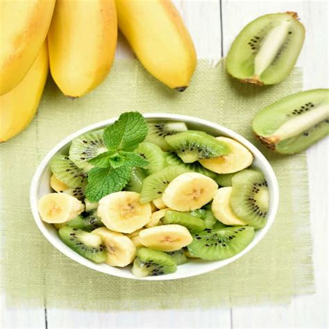 Kiwi And Banana Salad Recipe How To Make Kiwi And Banana Salad