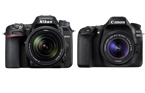 Nikon D7500 Vs Canon Eos 80d Specifications Comparison Camera Times