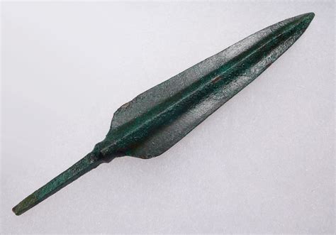 Large Ancient Bronze Elongated Armor Piercing Arrowhead From Luristan