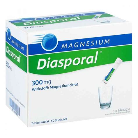 Магнезиев диаспорал 300 / magnesium diasporal 300 x20 е минерална добавка на магнезий. Magnesium Diasporal 300 mg Granulat zur, zum her.e.lsg.z ...