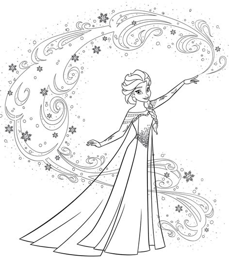 Ausmalbilder elsa