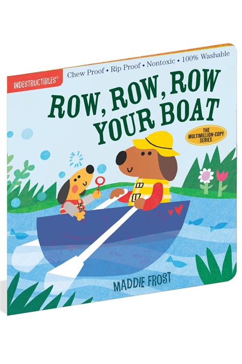 Row Row Row Your Boat Indesctructibles Book – Bowfish Kids