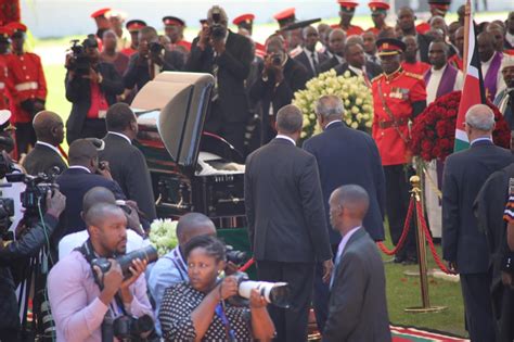 Live Scuffles Emotional Tributes At Moi Funeral Service Ke