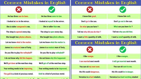 Grammatical Errors Common Grammar Mistakes In English And How To Avoid Them Youtube