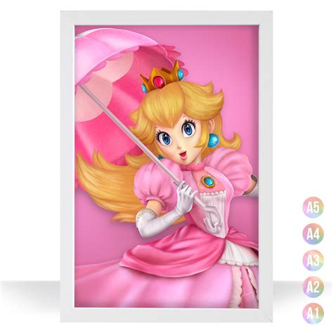 Princess Peach Artwork Etsy