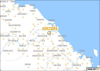 Vinzons (Philippines) map - nona.net