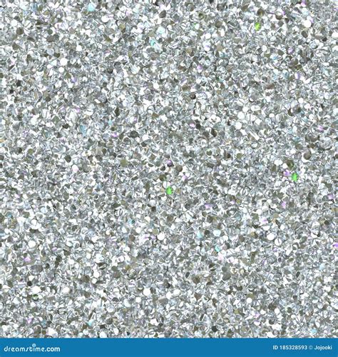 Glitter And Diamond Seamless Texture 3d Illustration Stock