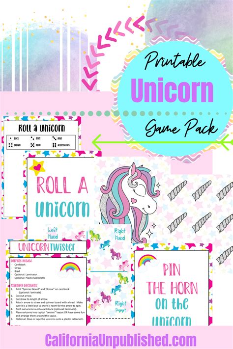 How To Throw The Best Unicorn Birthday Party Ever Free Printable