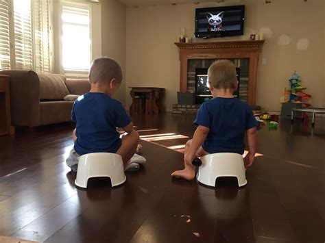 Triplets Toddler Potty Training Triplets