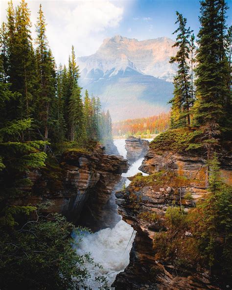 Athabasca Falls Jasper National Park Alberta Canada Mostbeautiful