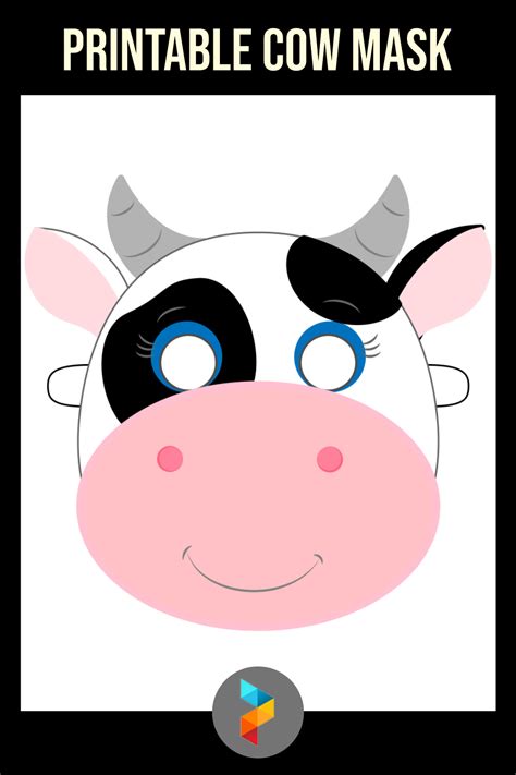12 Best Free Printable Cow Mask