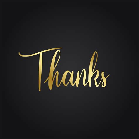 Thanks Typography Wording Style Vector Download Free Vectors Clipart