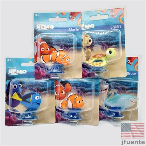 Disney Pixar Finding Nemo Dory Nemo Bruce Marlin And Squirt Figure Toy New Lot Ebay