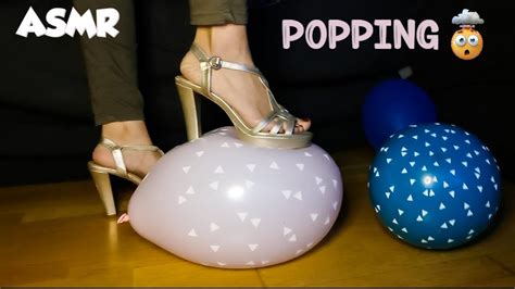 Asmr Español Popping Balloons 🎈 With Shoes 👠 Lauriasmr5088 Youtube