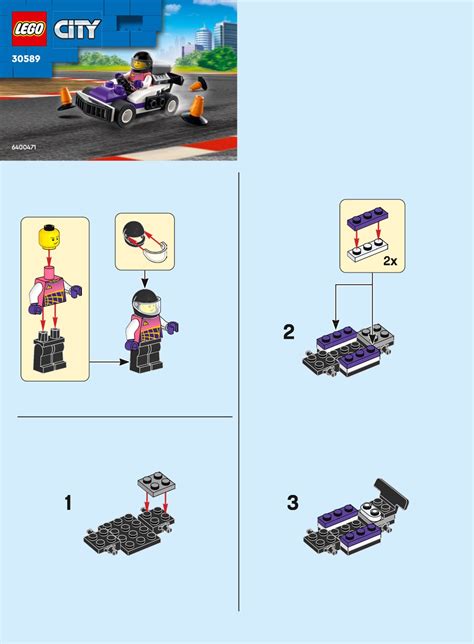 Lego 30589 Go Kart Racer Instructions City