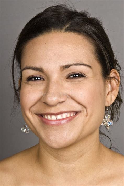 Beautiful Hispanic Woman Stock Photo Image Of Head Black 6210648