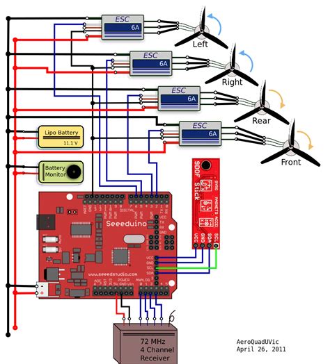 Circuit Diagram Of Drone With Arduino