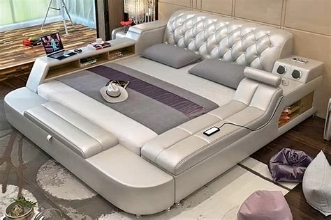 Hariana Tech Smart Ultimate Bed Includes A Massage Chair And Bluetooth Speakers The Flighter