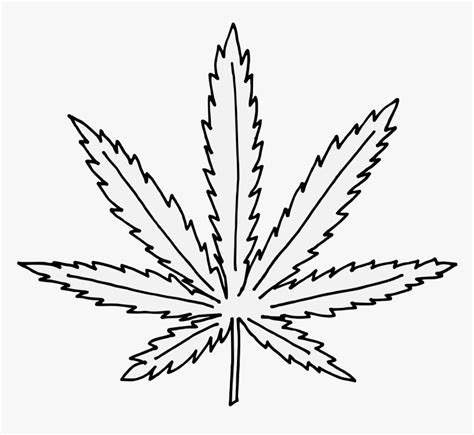 Leaf coloring sheets are both interesting as well as educative. Marijuana Leaf Coloring Page, HD Png Download - kindpng
