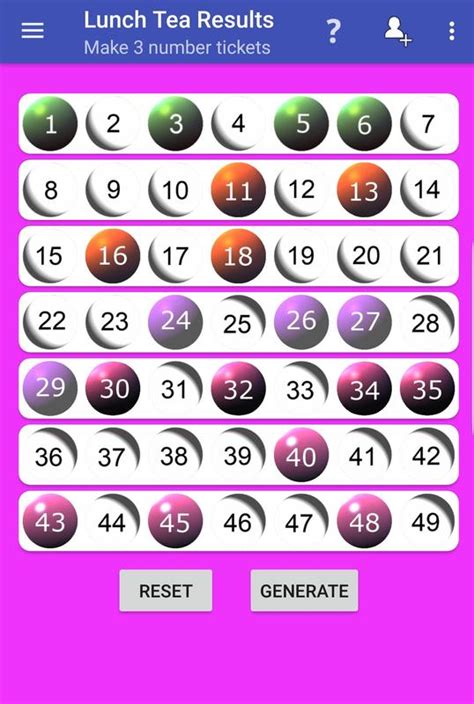 Full, abbreviated, and key number wheel. Lunch and Tea Lotto Results. for Android - APK Download