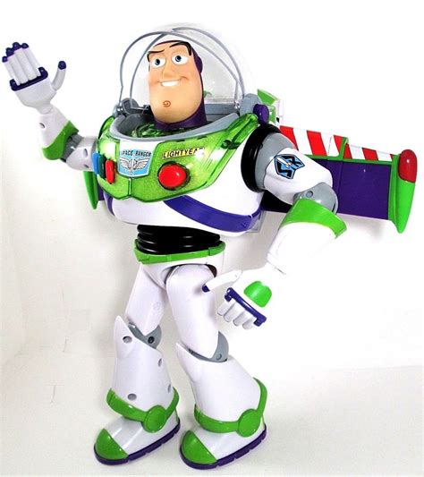 toy story buzz lightyear 12 talking action figure doll w popout wings thinkway toy story