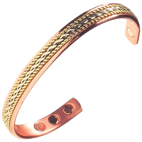 Womens Pure Copper Magnetic Healing Bracelet For Arthritis Carpal