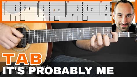 Its Probably Me Guitar Tab Acordes Chordify