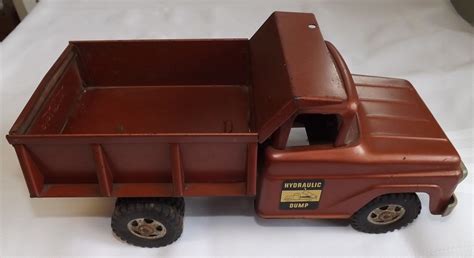 Tonka Toy Usa 1959 Hydraulic Dump Truck Bronze Original Condition