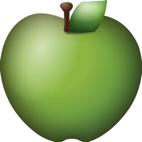 Download Green Apple Emoji Icon Emoji Island