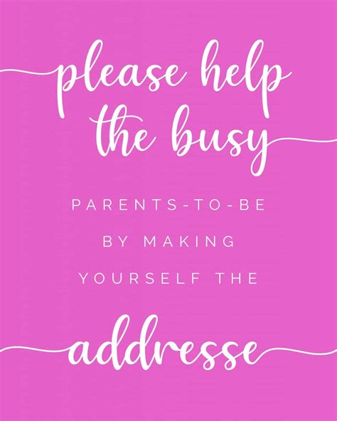 Please Help The Busy Mom To Be By Making Yourself The Addressee Tulamama