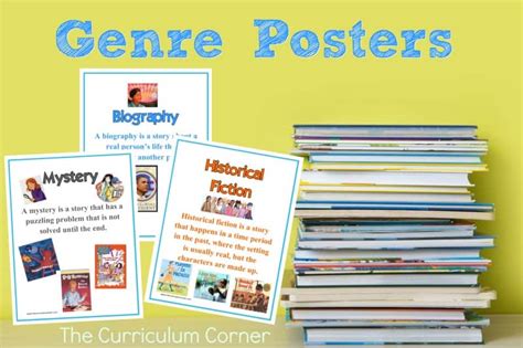 Genre Posters The Curriculum Corner 123