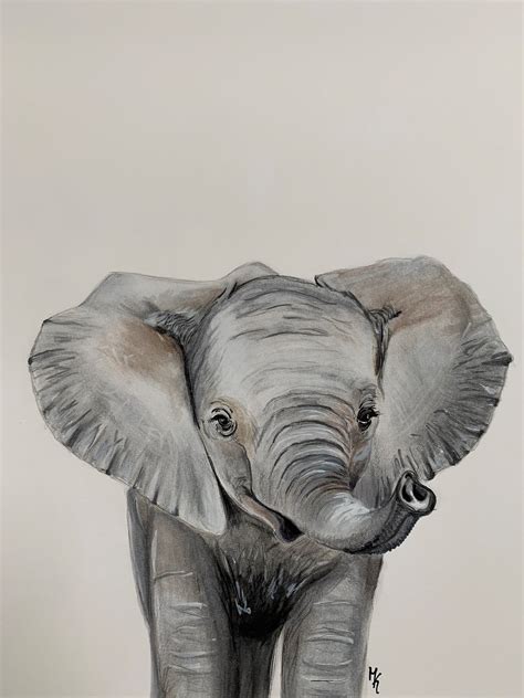 Süßes Tier Baby Elefant Kinderzimmer print Kunstdruck Etsy
