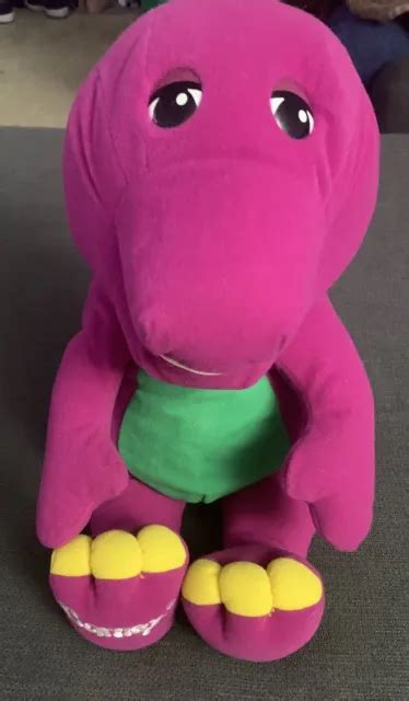 Vintage Playskool Talking Barney The Purple Dinosaur Plush The Best