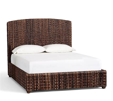 Seagrass Bed, Dark Havana, King | Furniture, Bed, Bedroom decor